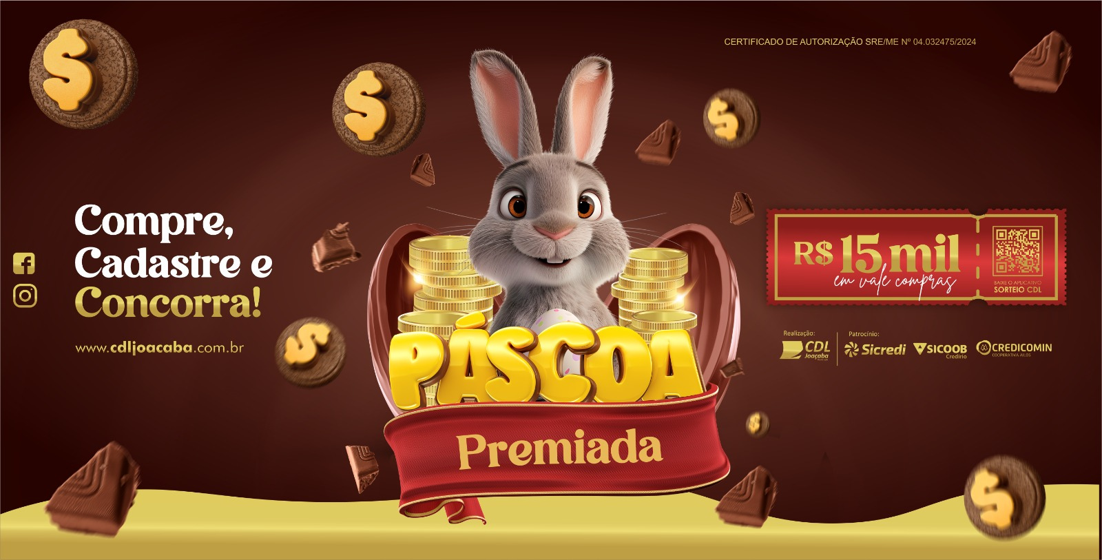 Promoção Páscoa Premiada - CDL Joaçaba