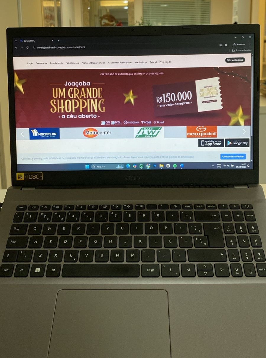 CDL Joaçaba divulga lista oficial de ganhadores da promoção “Um Grande Shopping a Céu Aberto”