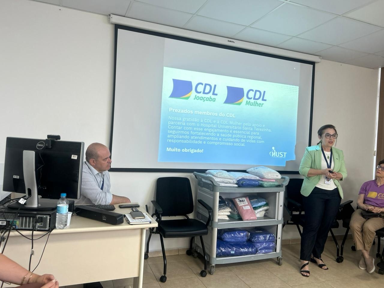 CDL realiza repasse de R$ 20 mil ao HUST e reforça apoio à saúde regional