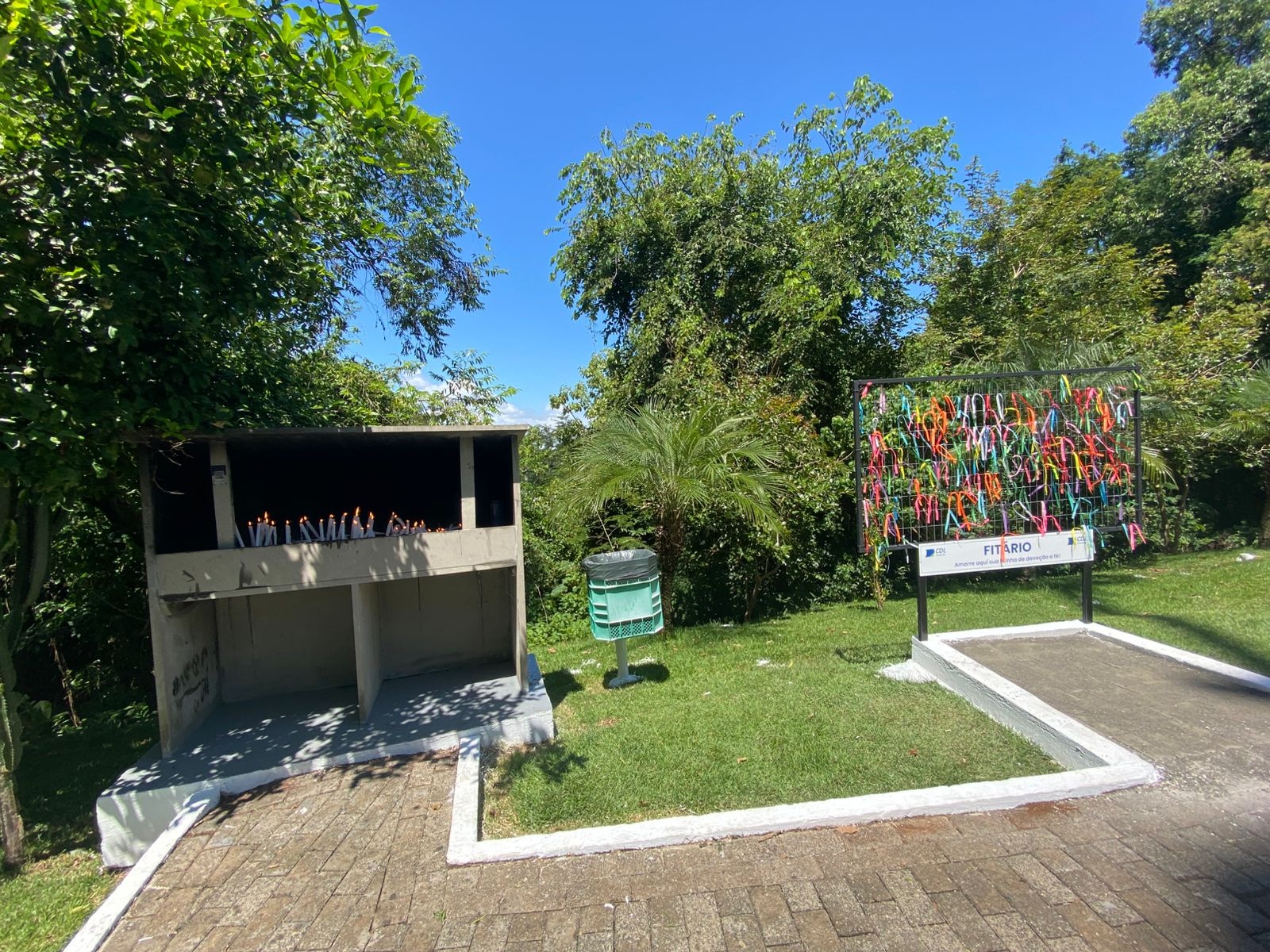 Mais de 500 pessoas visitam o Monumento Frei Bruno no fim de semana, em Joaçaba