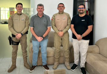 CDL Joaçaba fortalece parceria com a Polícia Militar para ampliar segurança de empresas