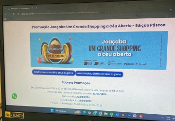 CDL Joaçaba lança campanha de Páscoa “Um Grande Shopping a Céu Aberto” com R$ 16,5 mil em prêmios