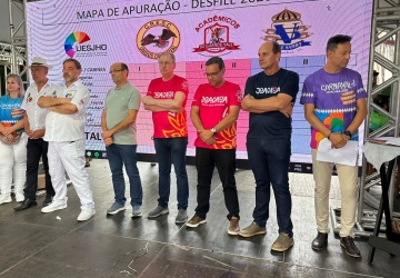 CDL Joaçaba marca presença na apuração das notas do Carnaval