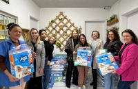 CDL Mulher de Joaçaba realiza doação de fraldas e itens de higiene para CEI Nossa Senhora de Lourdes