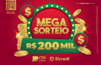 MEGA-PROMOÇÃO: CDL/Joaçaba divulga nomes dos ganhadores dos R$ 200 mil em vale-compras.