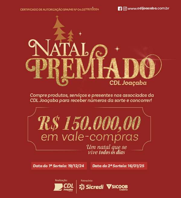 Natal Premiado CDL Joaçaba