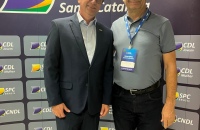 Presidente da CDL Joaçaba participa de evento estadual que apresentou resultados do varejo catarinense