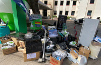 Projeto Recicla CDL em Joaçaba coleta 3 toneladas de lixo eletrônico